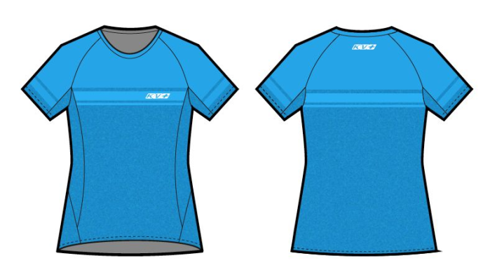 detail KV+ SPRINT T-shirt woman- BLUE 21SW01-2