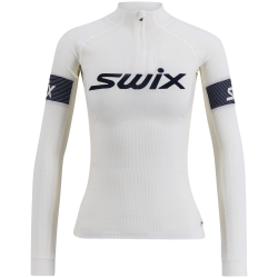 SWIX RACEX WARM HALF ZIP WOMEN white 40497-00025