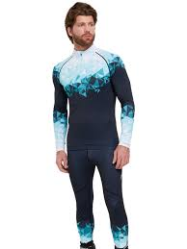 KV+ TORNADO TWO PIECES SUIT – Black / Turquoise 24V118-21